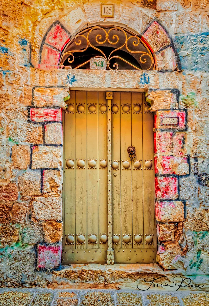 "Golden Doorway #125 in Old Jerusalem"