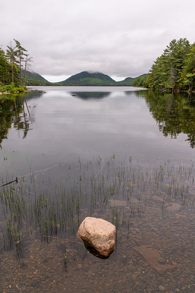 Cloudy Morning-Eagle Lake - Acadia/Bar Harbor Region - Jim Rothenberg