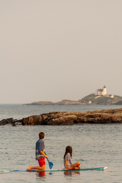 Summer Moment on a SUP - Summertime in York, Maine - Jim Rothenberg