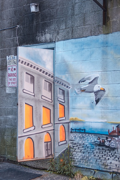 Open Door, Old Port Alley-Portland, ME - Candid/Street/Still Life - Jim Rothenberg