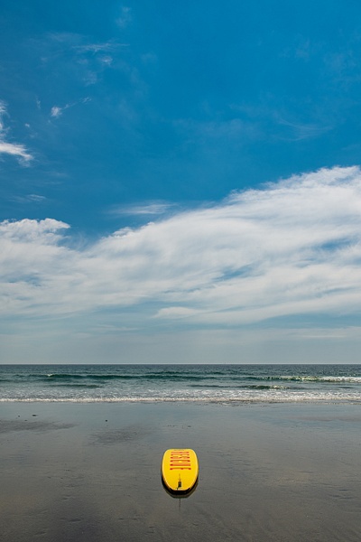 Rescue-Pop of Yellow Under Blue Skies - Summertime in York, Maine - Jim Rothenberg