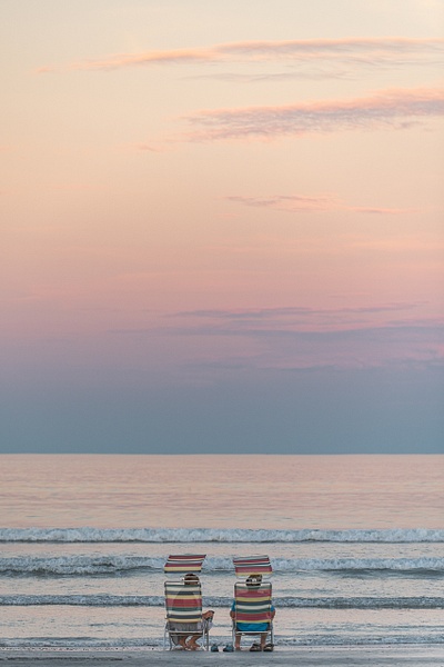 Summer Moment Between Friends - Summertime in York, Maine - Jim Rothenberg