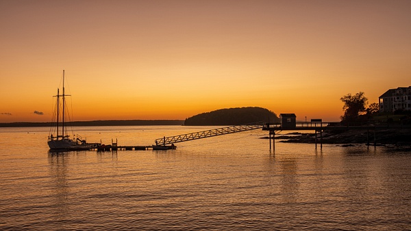 Sunrise Silhouettes-Bar Harbor - Acadia/Bar Harbor Region - Jim Rothenberg