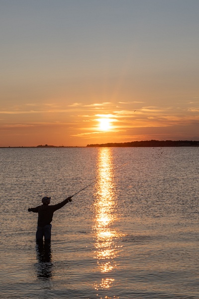 Morning Cast-Edgartown, MA - Martha's Vineyard - Jim Rothenberg