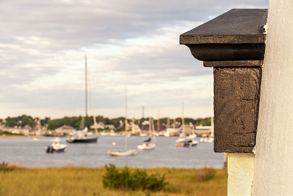 Edgartown Light Detail - Martha's Vineyard - Jim Rothenberg