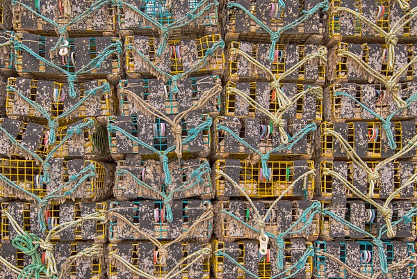 Menemsha Lobster Traps - Coastal/Nautical - Jim Rothenberg