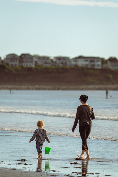 Summer Stroll-Long Sands - Summertime in York, Maine - Jim Rothenberg