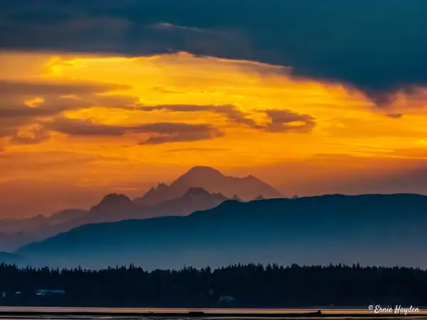 Mount Baker Sunrise by Ernie Hayden