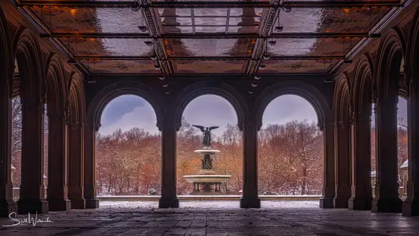 Bethesda Fountain (Winter) by ScottWatanabeImages