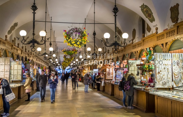 Inside-the-Cloth-Hall-main-market-square-krakow - Krakow, Poland