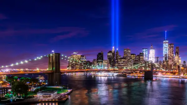 Lower Manhattan 911 Lights 2 by ScottWatanabeImages