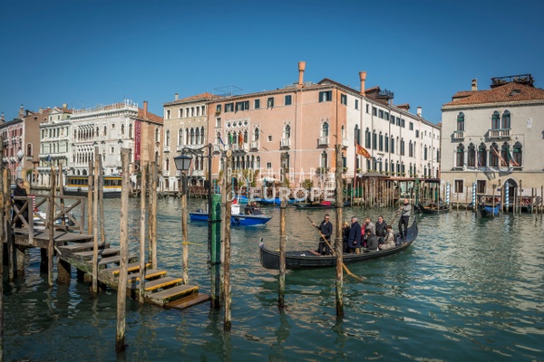Canal-crossing-outside-Fish-Market-Venice-Italy - Photographs of Venice, Italy..