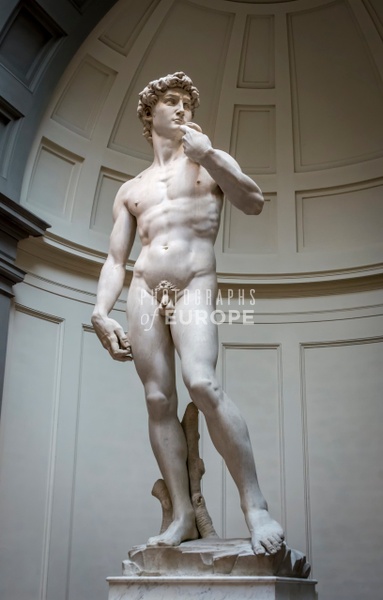 Michelangelo-statue-of-David-Florence-Italy-4 - Photographs of Florence and Pisa, Italy. 