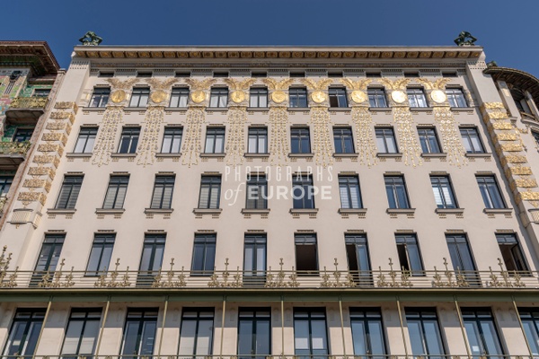 Otto-Wagner-apartment-building-Linke-Wienzeile-No-38-Vienna-Austria - Photographs of Europe 
