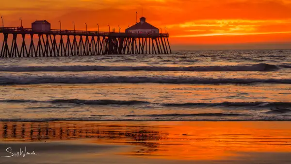 Imperial Beach Pier (Sunset) 3 by ScottWatanabeImages