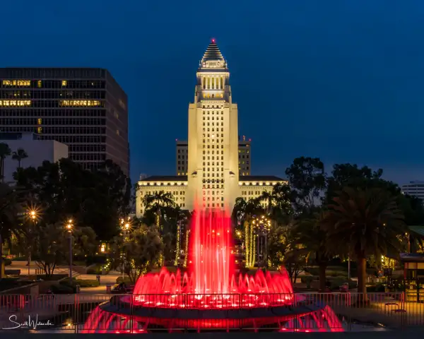 City Hall (Red) by ScottWatanabeImages