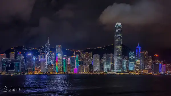 Hong Kong (Night) (Pano) by ScottWatanabeImages