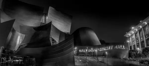 Walt Disney Concert Hall (B&W) by ScottWatanabeImages