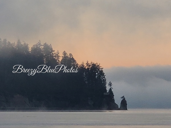 Breezy Blue Misty Morning - Landscape - Chinelo Mora 