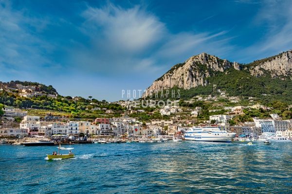 Capri-Town-Marina-Grande-Beach-Capri-Italy-2 - Photographs of the Amalfi Coast, Capri and Sorrento, Italy 