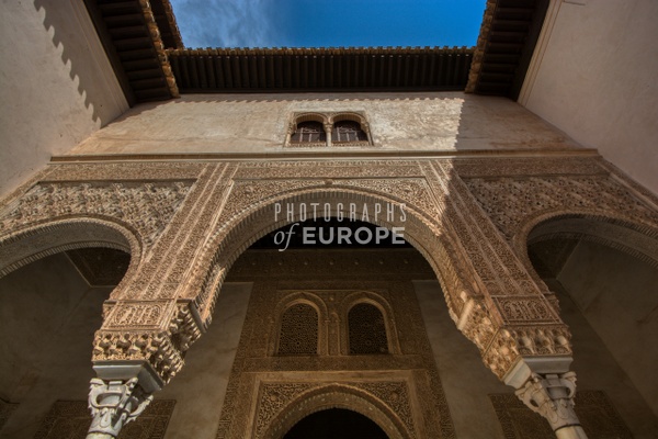 Alhambra-arch-ornate-carving-Granada-Spain - Photographs of Europe 