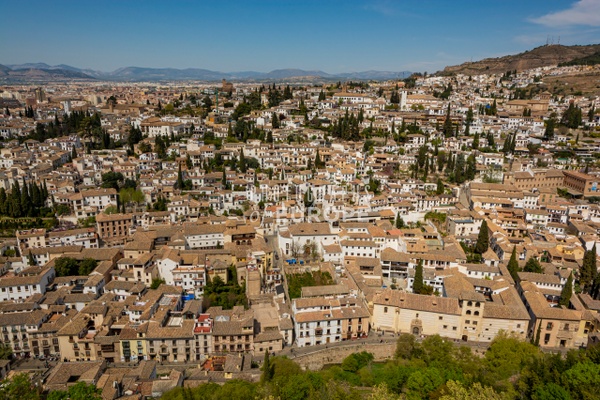 View-of-The-Albaicín-from-Alhambra-Palace-Granada-Spain - Photographs of Granada, Spain 