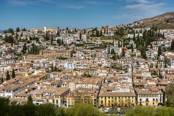 View-of-The-Albaicín-from-Alhambra-Palace-Granada-Spain-2 - Photographs of Europe 