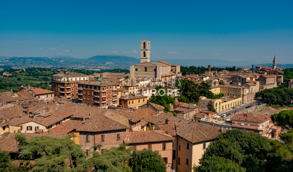 Panoramic-view-from Perugia-Umbria-Italy - Photographs of Europe