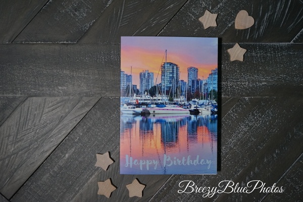 Breezy Blue Vancouver Birthday Card - Chinelo Mora
