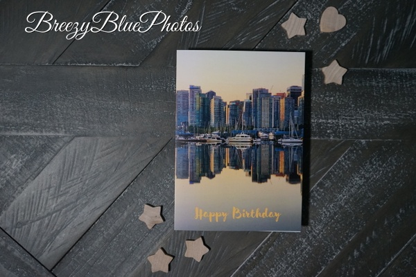 Breezy Blue Birthday Card - Chinelo Mora 