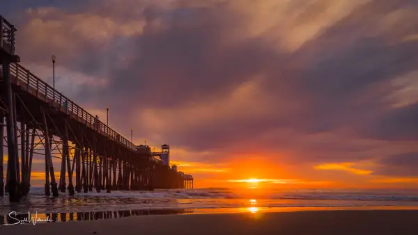 Oceanside Pier (Sunset) (2015) 1 by ScottWatanabeImages