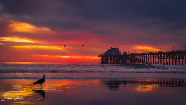 Oceanside Pier (Sunset) (2015) 3 by ScottWatanabeImages