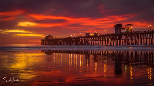 Oceanside Pier (Sunset) (2015) 5 by ScottWatanabeImages