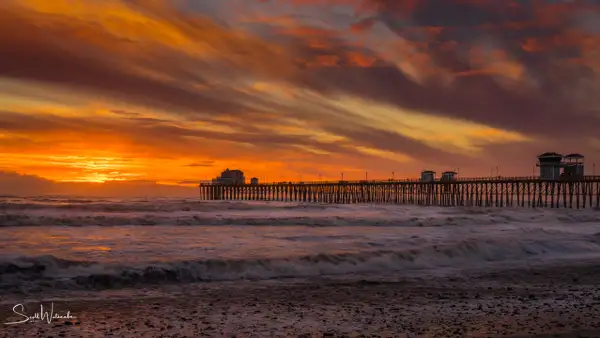 Oceanside Pier (Sunset) (2017) 1 by ScottWatanabeImages