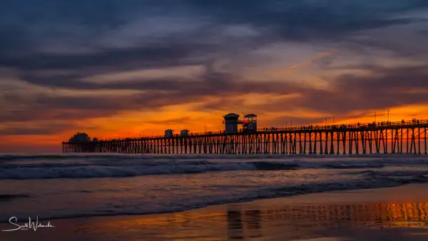 Oceanside Pier (After Sunset) (2019) by...