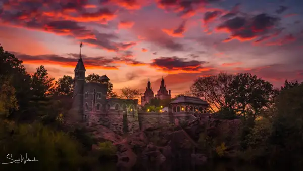 Belvedere Castle at Sunset by ScottWatanabeImages