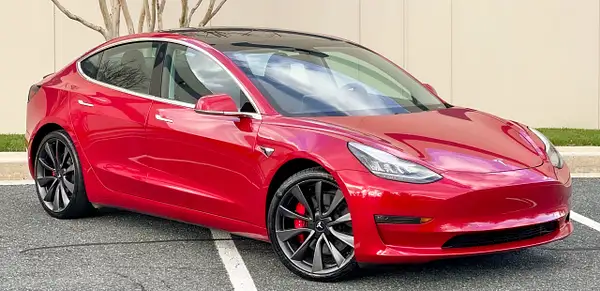 model 3 red by autosales by autosales