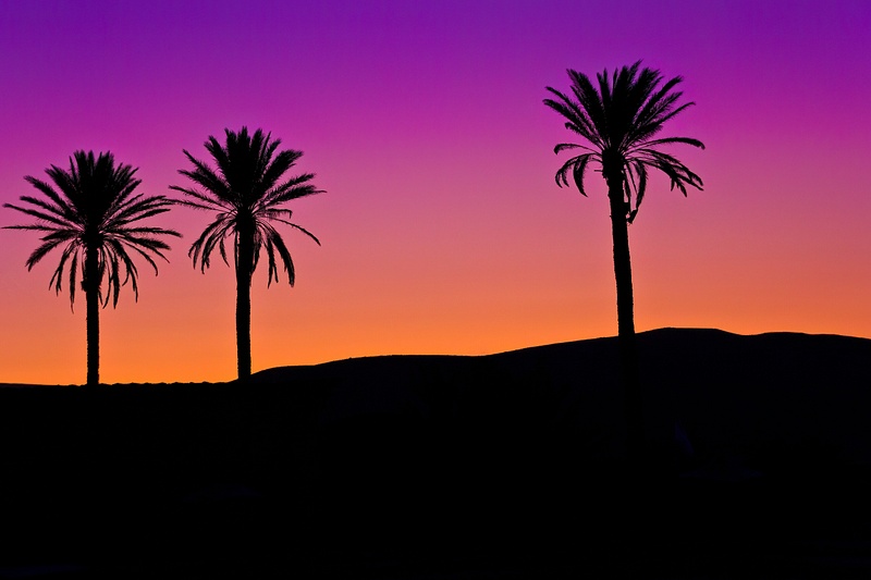 Sunset over the Judean Desert