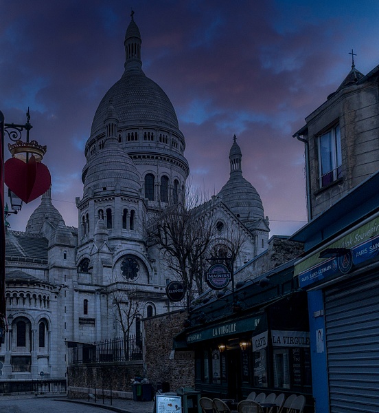 Crépuscule à Montmartre - Paris - Théo Castillon Photographie