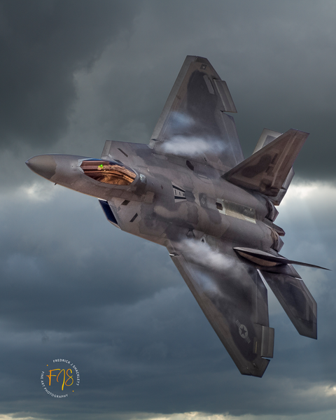 F22 Bad Weather-3 - Airshows - Fredrick Shacklett Fine Art Photography 