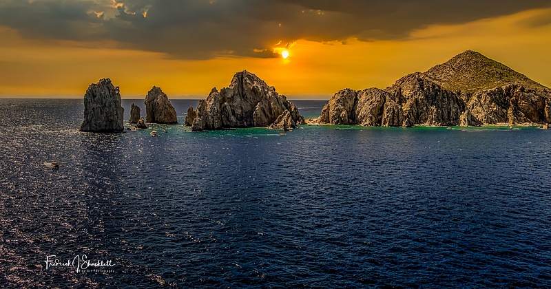 Sunset Los Cabos Lands End Mexico Nov 2023