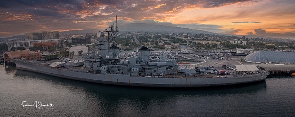 Sunrise Battleship Iowa BB61 November 2023