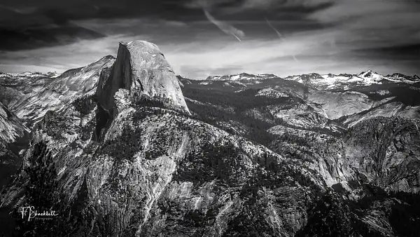 Half Dome Yosemite 2004 Black/White by PhotoShacklett