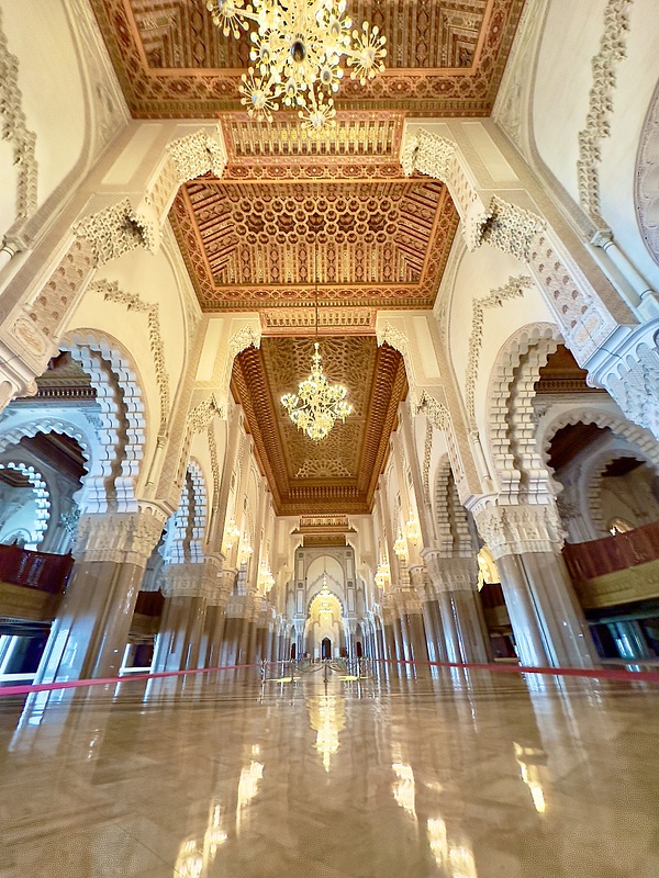 Interior View, Hassan II Mosque, Casablanca