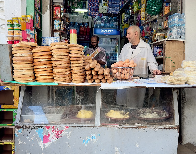 Chefchouan Bread Vendor