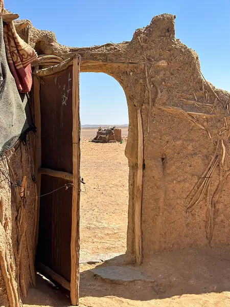 Nomad Mud Hut Door by VickiStephens