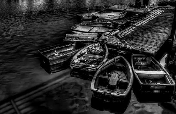 Dinghies - Fine Art Photography Gallery Of Monochrome / Black and White Subjects 