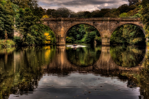 Rowing Under Prebends Bridge - Fine Art Photography Gallery Of Durham City