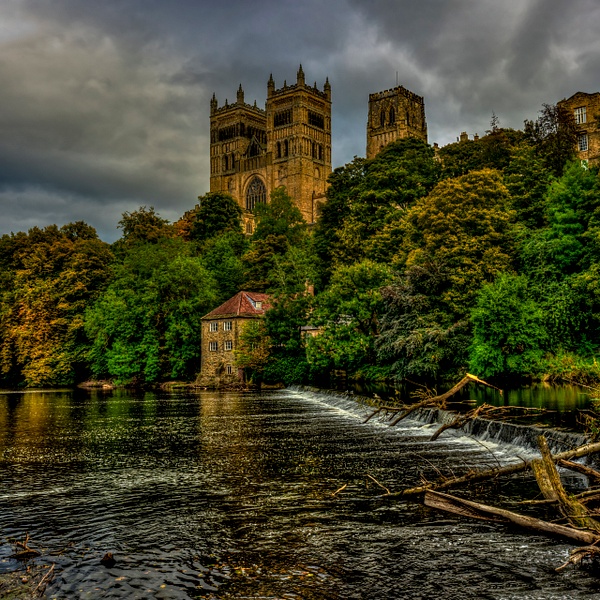 Durham Cathedral And Water Mil -   