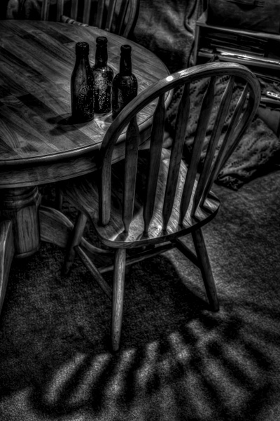 Blyth Beer Bottles - Fine Art Photography Gallery Of Monochrome / Black and White Subjects 